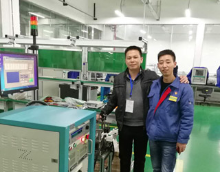 林泉航空電機(jī)在線測試系統(tǒng)的交付